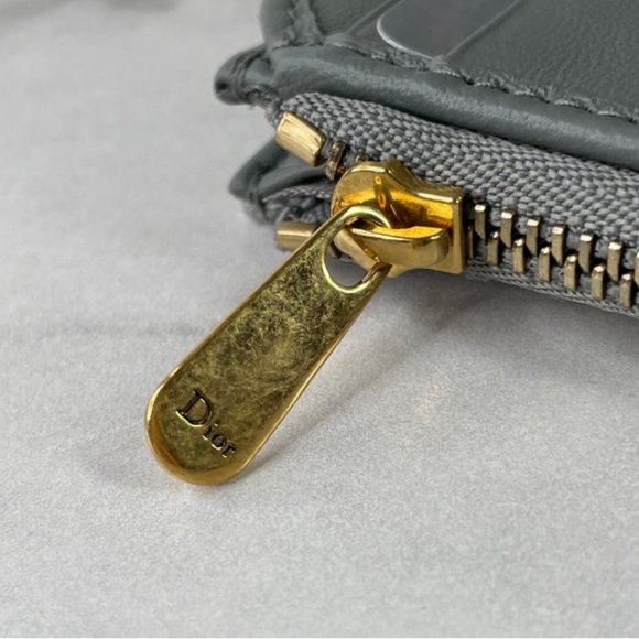 Christian Dior Saddle Lotus Wallet  Oblique Jacquard Print - Picture 4 of 5